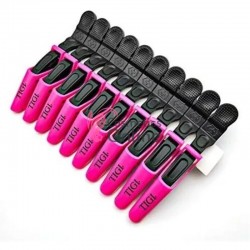 Clesti de coafor Crocodil CRD09AA Negru cu Roz, set 10 bucati 